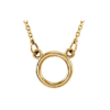 Tiny Circle Necklace