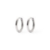 14K Solid Gold Huggie Earrings - Image 3