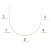 14K Initial Necklace - Image 3