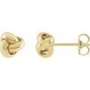 14K Love Knot Studs