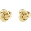 14K Love Knot Studs - Image 3
