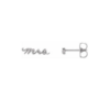 14K Gold "Mrs" Earrings - Image 3