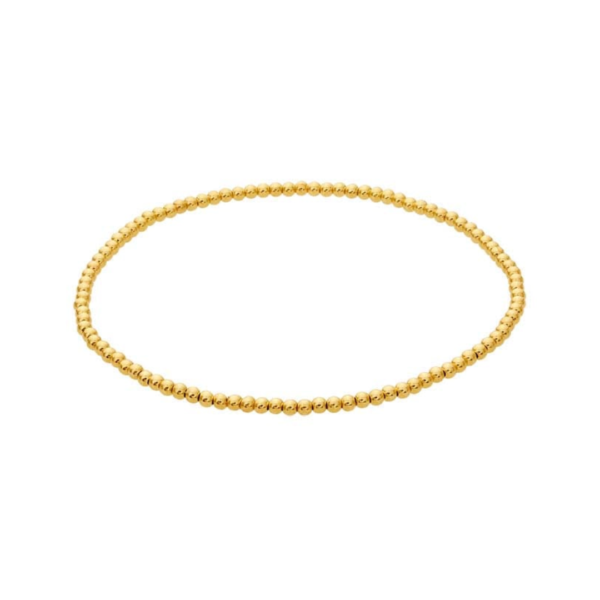 2mm gold filled stretch bracelet