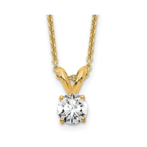 Lab grown diamond drop necklace, fine jewelry in the woodlands