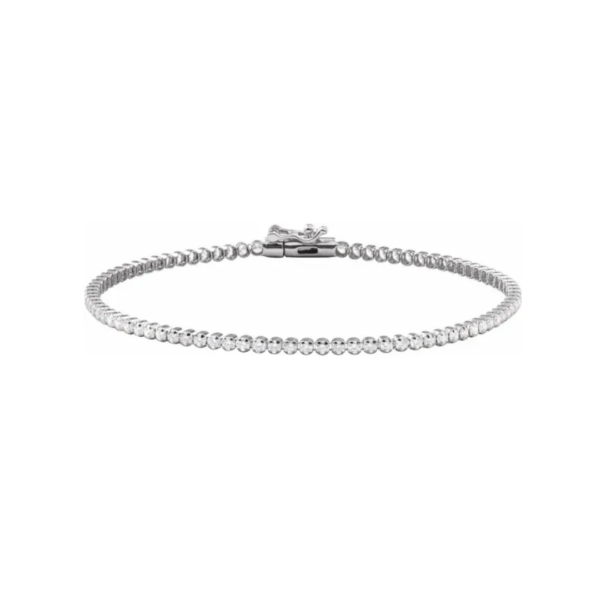 Fine jewelry, diamond tennis line bracelet, 1 5/8CT