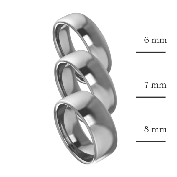 Men's Wedding Band Builder- European Style, Contemporary - Image 4