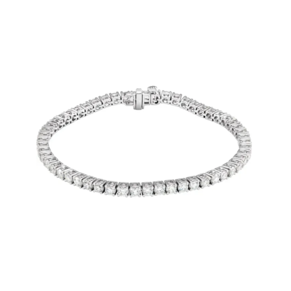 14K 2-6 CTW Lab-Grown Diamond Line Bracelet - Image 8