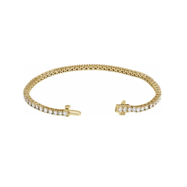 14K 2-6 CTW Lab-Grown Diamond Line Bracelet - Image 9