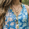 Bolo Necklace- Gold Butterfly