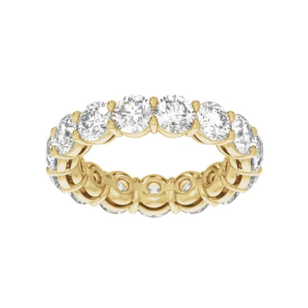 14K Round Diamond Eternity Band - Image 4