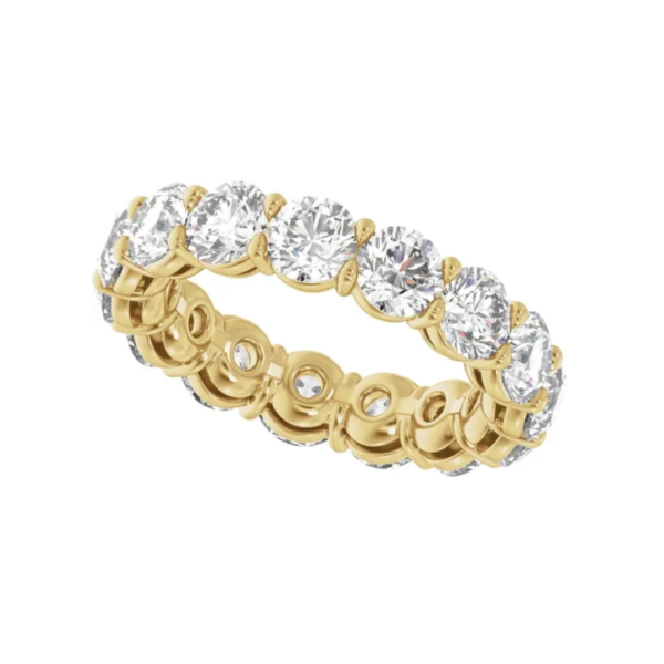 14K Round Diamond Eternity Band - Image 6
