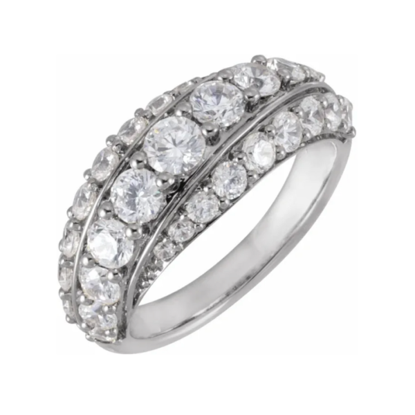 White gold and diamond ring, the woodlands