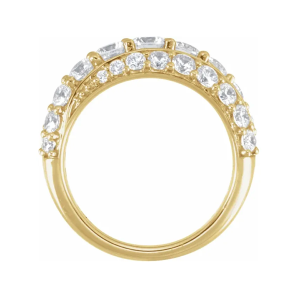 Yellow gold and diamond ring, the woodlands